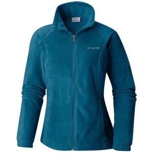 Columbia Fleece Zip Up Jacket in Blue